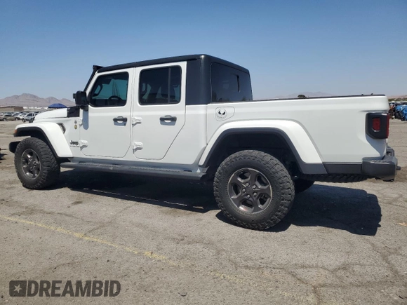 2021 Jeep Gladiator Sport S with VIN 1C6JJTAM4ML553444, listed as a Copart auction lot 60475695 with 40,702 mi miles and Salvage title. Bid and sale history available at DreamBid. Image 2.