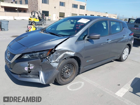 2018 Nissan LEAF S with VIN 1N4AZ1CP5JC315827, listed as a IAAI auction lot 41993989 with 41,504 mi miles and . Bid and sale history available at DreamBid. Image 19.