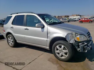 2002 Mercedes-Benz M-Class with VIN 4JGAB75E12A308993, listed as a Copart auction lot 48964095 with 75,340 mi miles and Salvage Title. Bid and sale history available at carsss.com. Image 4.