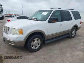 2003 Ford Expedition Eddie Bauer with VIN 1FMRU17W43LA54217, listed as a IAAI auction lot 42080308 with 291,198 mi miles. Bid and sale history available at carsss.com. Image 2.