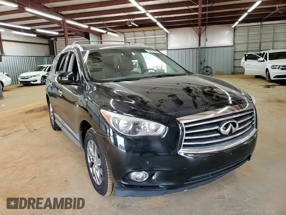 2015 Infiniti QX60 with VIN 5N1AL0MM8FC534228, listed as a Copart auction lot 59407765 with 165,761 mi miles and Salvage title. Bid and sale history available at DreamBid. Image 14.
