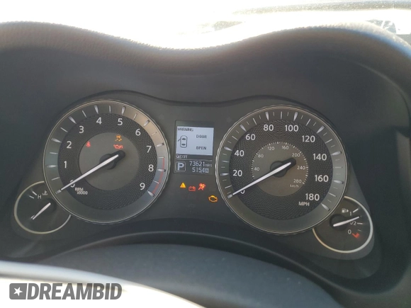 2019 Infiniti Q70 Luxe с VIN JN1BY1PR7KM725623, выставлен на аукционе Copart как лот 80134544 с пробегом 73 621 миль миль и Списание • Salvage title. История ставок и продаж доступна на DreamBid. Изображение 9.
