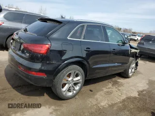 2018 Audi Q3 Premium Plus with VIN WA1JCCFS6JR032240, listed as a Copart auction lot 48233765 with 76,273 mi miles and Salvage Title. Bid and sale history available at carsss.com. Image 3.