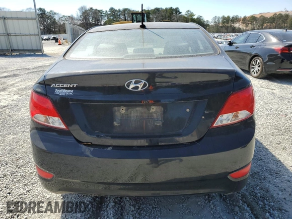 2017 Hyundai Accent SE with VIN KMHCT4AE6HU340758, listed as a Copart auction lot 47438905 with 168,237 mi miles and Salvage Title. Bid and sale history available at carsss.com. Image 6.