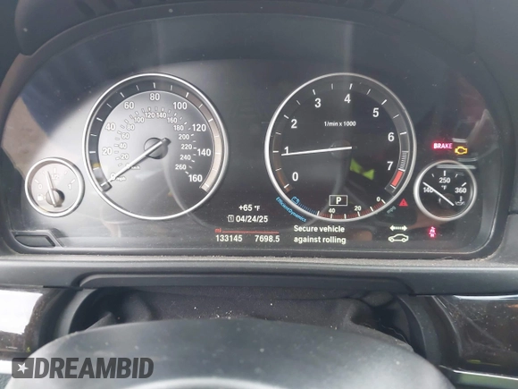 2015 BMW 5 Series 528i with VIN WBA5A5C5XFD524150, listed as a IAAI auction lot 42115568 with 133,145 mi miles and . Bid and sale history available at DreamBid. Image 7.