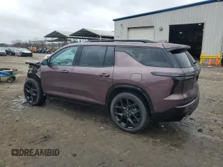 2025 Chevrolet Traverse with VIN 1GNERLRS1SJ126566, listed as a Copart auction lot 44213405 with 81 mi miles and Salvage title. Bid and sale history available at DreamBid. Image 2.