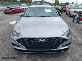 2021 Hyundai Sonata SEL with VIN KMHL64JA2MA145546, listed as a IAAI auction lot 41665569 with 42,164 mi miles. Bid and sale history available at carsss.com. Image 12.