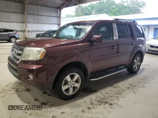2011 Honda Pilot EX-L z VIN 5FNYF3H76BB024943, wystawiony jako Copart lot #56350855 z przebiegiem 196 000 mil mil oraz Czysty tytuł • Clean title. Historia ofert i sprzedaży dostępna na DreamBid. Obrazek 1.