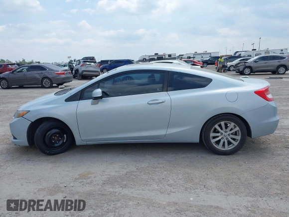 2012 Honda Civic Cpe EX-L with VIN 2HGFG3B12CH532204, listed as a IAAI auction lot 42038754 with 190,675 mi miles. Bid and sale history available at carsss.com. Image 14.