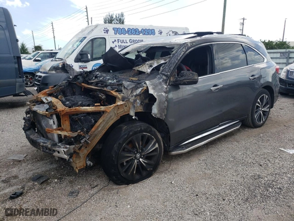 2018 Acura MDX with VIN 5J8YD3H34JL008966, listed as a Copart auction lot 70754304 with 0 mi miles and Salvage Title. Bid and sale history available at carsss.com. Image 1.