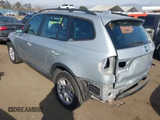 2005 BMW X3 2.5i with VIN WBXPA73415WC47394, listed as a IAAI auction lot 41481109 with 152,903 mi miles. Bid and sale history available at carsss.com. Image 3.