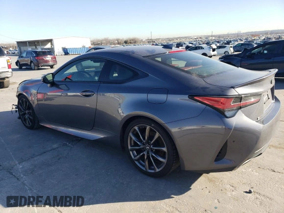 2019 Lexus RC 300 with VIN JTHHA5BC7K5009450, listed as a Copart auction lot 42174355 with 41,388 mi miles and Salvage title. Bid and sale history available at DreamBid. Image 2.