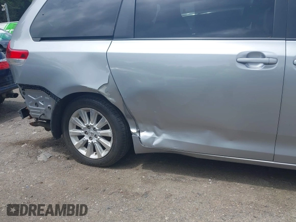 2013 Toyota Sienna LE with VIN 5TDJK3DC9DS054310, listed as a IAAI auction lot 42668103 with 209,712 mi miles and . Bid and sale history available at DreamBid. Image 6.
