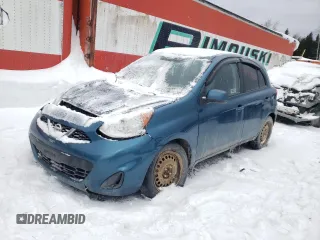 2015 Nissan Micra S z VIN 3N1CK3CP7FL268981, wystawiony jako Copart lot #41749285 z przebiegiem Nie podano mil oraz Szkody całkowita. Historia ofert i sprzedaży dostępna na DreamBid. Obrazek 1.