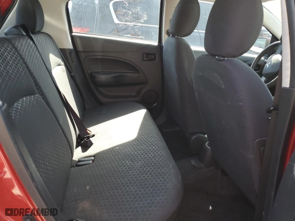 2015 Mitsubishi Mirage DE with VIN ML32A3HJ5FH037076, listed as a Copart auction lot 54060165 with 35,702 mi miles and Salvage Title. Bid and sale history available at carsss.com. Image 10.