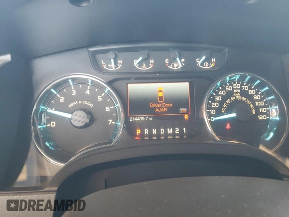 2012 Ford F-150 XL with VIN 1FTFW1ET5CFA72654, listed as a Copart auction lot 41878765 with 214,439 mi miles and Salvage Title. Bid and sale history available at carsss.com. Image 9.
