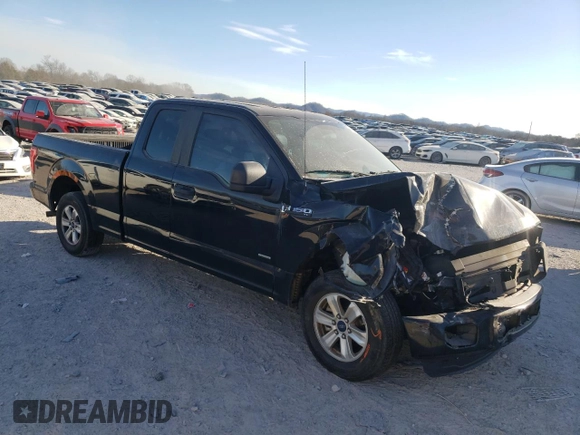 2016 Ford F-150 XL with VIN 1FTEX1CP6GFD58405, listed as a Copart auction lot 47052915 with Not Provided miles and Salvage Title. Bid and sale history available at carsss.com. Image 4.