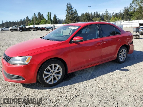 2012 Volkswagen Jetta SE with VIN 3VWDP7AJXCM411045, listed as a Copart auction lot 55111105 with 99,219 mi miles and Salvage title. Bid and sale history available at DreamBid. Image 1.
