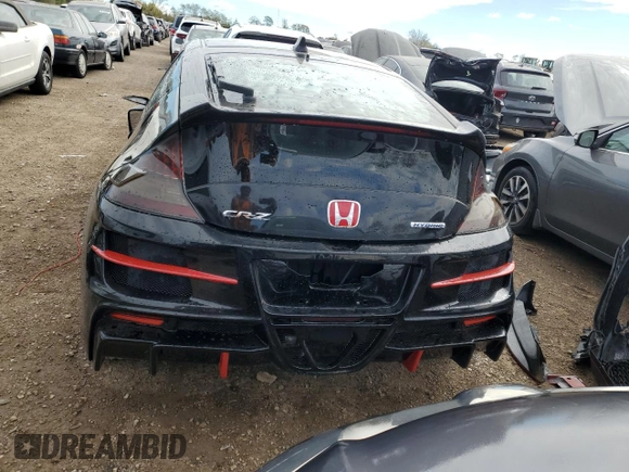 2012 Honda CR-Z with VIN JHMZF1C41CS000770, listed as a Copart auction lot 75680624 with 130,918 mi miles and Salvage Title. Bid and sale history available at carsss.com. Image 6.