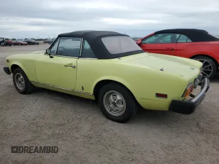 1978 FIAT 124 Spider z VIN 124CS10126825, wystawiony jako Copart lot #75075504 z przebiegiem 94 895 mil mil oraz Szkoda całkowita • Salvage title. Historia ofert i sprzedaży dostępna na DreamBid. Obrazek 2.