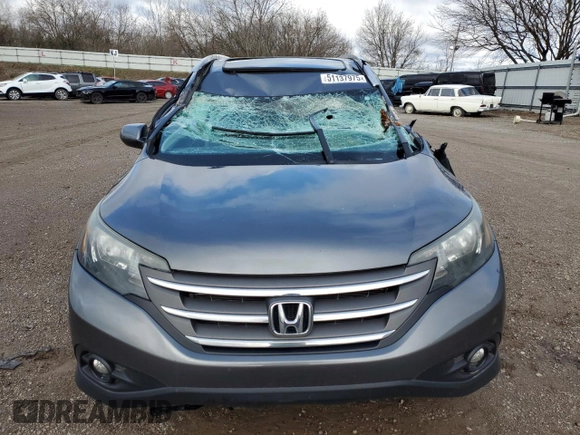 2013 Honda CR-V EX-L with VIN 2HKRM4H75DH618668, listed as a Copart auction lot 51137975 with 115,237 mi miles and Non Repairable. Bid and sale history available at carsss.com. Image 5.