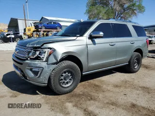 2019 Ford Expedition Platinum с VIN 1FMJU1MT1KEA58042, выставлен на аукционе Copart как лот 57112995 с пробегом 66 764 миль миль и Списание • Salvage title. История ставок и продаж доступна на DreamBid. Изображение 1.