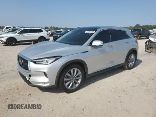 2019 Infiniti QX50 LUXE with VIN 3PCAJ5M16KF148482, listed as a Copart auction lot 53559165 with 69,307 mi miles and Salvage Title. Bid and sale history available at carsss.com. Image 1.