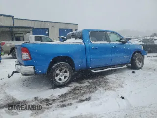 2021 Ram 1500 Big Horn z VIN 1C6SRFMTXMN617332, wystawiony jako Copart lot #46398695 z przebiegiem 42 656 mil mil oraz Szkoda całkowita • Salvage title. Historia ofert i sprzedaży dostępna na DreamBid. Obrazek 3.