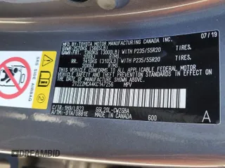 2019 Lexus RX with VIN 2T2ZZMCA4KC147256, listed as a Copart auction lot 64597342 with 29,120 mi miles. Bid and sale history available at carsss.com. Image 10.