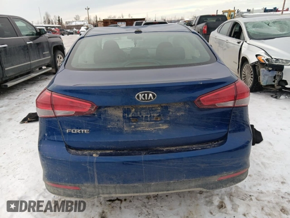 2017 Kia Forte LX with VIN 3KPFK4A74HE143933, listed as a Copart auction lot 49479375 with 89,329 mi miles and Salvage Title. Bid and sale history available at carsss.com. Image 6.