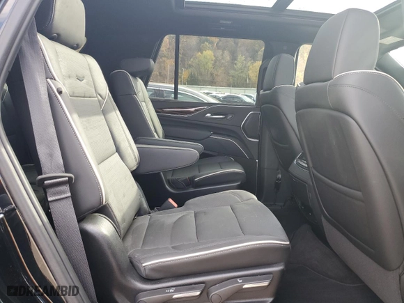 2024 Cadillac Escalade Premium Luxury with VIN 1GYS4BKL1RR181502, listed as a Copart auction lot 77155704 with 6,588 mi miles and Salvage Title. Bid and sale history available at carsss.com. Image 11.
