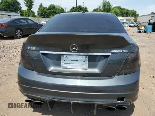 2009 Mercedes-Benz C 63 AMG with VIN WDDGF77X69F212362, listed as a Copart auction lot 61125824 with 120,402 mi miles and Salvage Title. Bid and sale history available at DreamBid. Image 6.