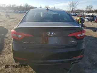 2017 Hyundai Sonata Sport with VIN 5NPE34AF1HH529303, listed as a Copart auction lot 46721245 with 81,428 mi miles and Salvage Title. Bid and sale history available at DreamBid. Image 6.