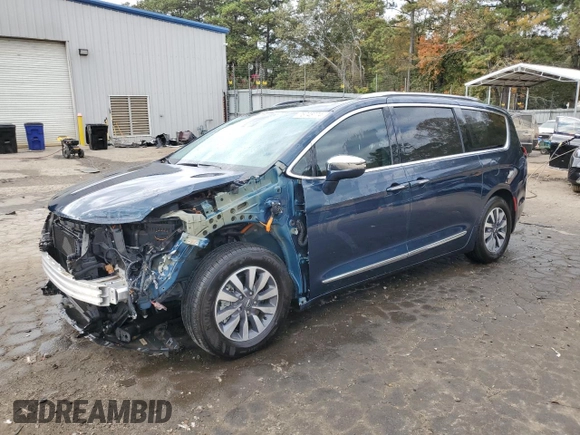 2021 Chrysler Pacifica Hybrid Limited with VIN 2C4RC1S70MR557372, listed as a Copart auction lot 75748774 with 80,322 mi miles and Salvage title. Bid and sale history available at DreamBid. Image 1.