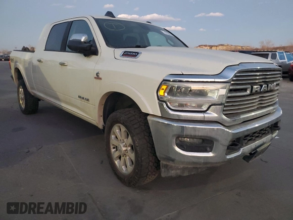 2019 Ram 2500 Laramie with VIN 3C6UR5NL0KG634129, listed as a Copart auction lot 87030514 with 92,546 mi miles and Salvage Title. Bid and sale history available at carsss.com. Image 4.
