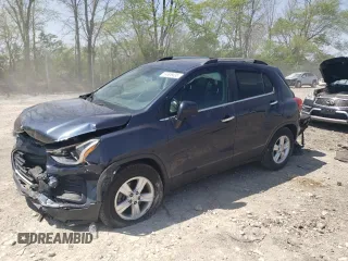 2018 Chevrolet Trax LT z VIN 3GNCJLSB4JL156886, wystawiony jako Copart lot #54606635 z przebiegiem 59 262 mil mil oraz Szkoda całkowita • Salvage title. Historia ofert i sprzedaży dostępna na DreamBid. Obrazek 1.