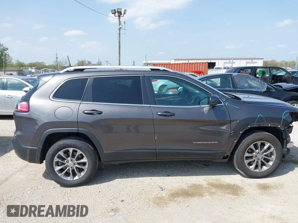 2021 Jeep Cherokee Latitude Lux with VIN 1C4PJMMX4MD149875, listed as a IAAI auction lot 42139782 with 58,324 mi miles and . Bid and sale history available at DreamBid. Image 13.