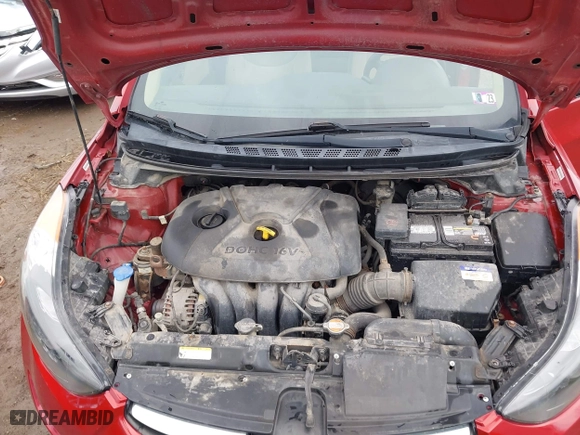 2011 Hyundai Elantra Ltd with VIN KMHDH4AE2BU149562, listed as a IAAI auction lot 41897923 with 169,346 mi miles. Bid and sale history available at carsss.com. Image 10.