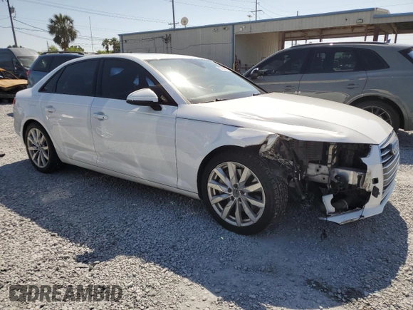 2017 Audi A4 Premium with VIN WAUGNAF43HN019766, listed as a Copart auction lot 52924375 with 127,827 mi miles and Salvage Title. Bid and sale history available at carsss.com. Image 4.