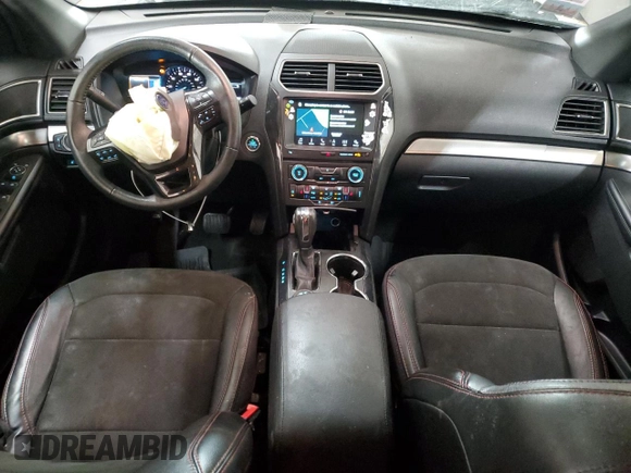 2018 Ford Explorer XLT with VIN 1FM5K8D8XJGA75162, listed as a Copart auction lot 58842785 with 118,892 mi miles and Salvage title. Bid and sale history available at DreamBid. Image 8.