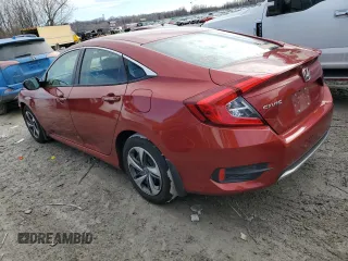 2020 Honda Civic LX with VIN 2HGFC2F69LH582299, listed as a Copart auction lot 47870445 with 75,603 mi miles and Salvage Title. Bid and sale history available at DreamBid. Image 2.