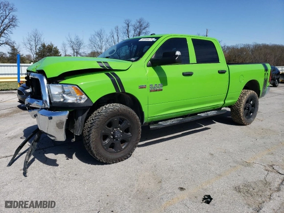 2018 Ram 2500 Tradesman with VIN 3C6UR5CJ3JG345116, listed as a Copart auction lot 49164475 with 62,827 mi miles and Salvage Title. Bid and sale history available at carsss.com. Image 1.
