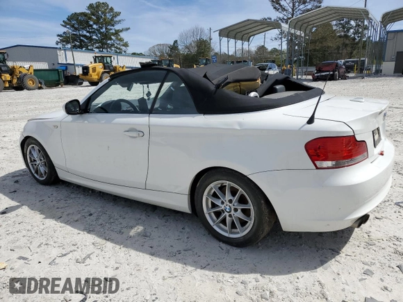2010 BMW 1 Series 128i with VIN WBAUN1C5XAVH81789, listed as a Copart auction lot 49798465 with 128,859 mi miles and Clean title. Bid and sale history available at DreamBid. Image 2.