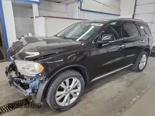 2013 Dodge Durango Crew z VIN 1C4RDJDGXDC672239, wystawiony jako Copart lot #59227905 z przebiegiem 167 982 mil mil oraz Szkoda całkowita • Salvage title. Historia ofert i sprzedaży dostępna na DreamBid. Obrazek 1.