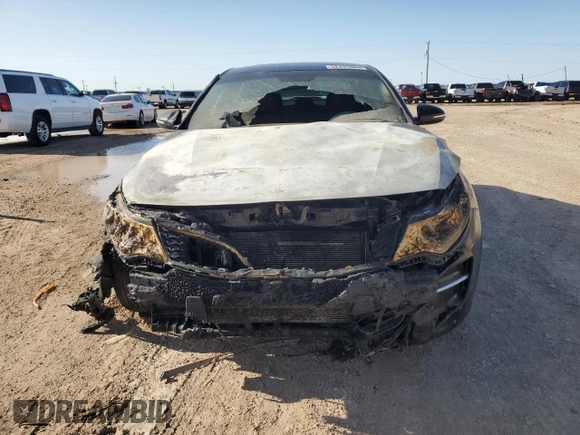2018 Kia Optima LX with VIN 5XXGT4L39JG252381, listed as a Copart auction lot 52495335 with Not Provided miles and Salvage Title. Bid and sale history available at DreamBid. Image 5.