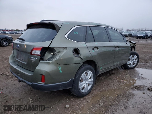 2015 Subaru Outback 2.5i with VIN 4S4BSAAC5F3301822, listed as a Copart auction lot 81167564 with 161,367 mi miles and Salvage title. Bid and sale history available at DreamBid. Image 3.