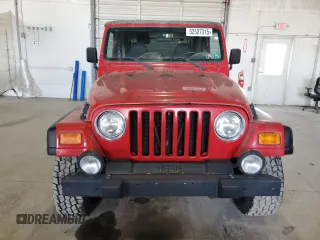 2000 Jeep Wrangler Sport with VIN 1J4FA49S9YP751596, listed as a Copart auction lot 52527315 with 132,514 mi miles and Clean Title. Bid and sale history available at carsss.com. Image 5.