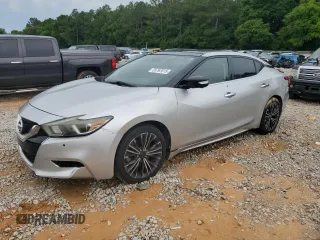 2016 Nissan Maxima Platinum with VIN 1N4AA6AP6GC408002, listed as a Copart auction lot 55767015 with 264,818 mi miles and Salvage title. Bid and sale history available at DreamBid. Image 1.