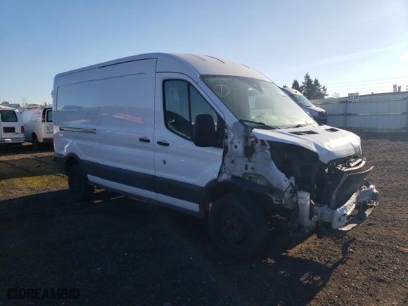 2016 Ford Transit Cargo Van with VIN 1FTYR2CG8GKB02965, listed as a Copart auction lot 58747654 with 92,455 mi miles and Salvage Title. Bid and sale history available at carsss.com. Image 4.