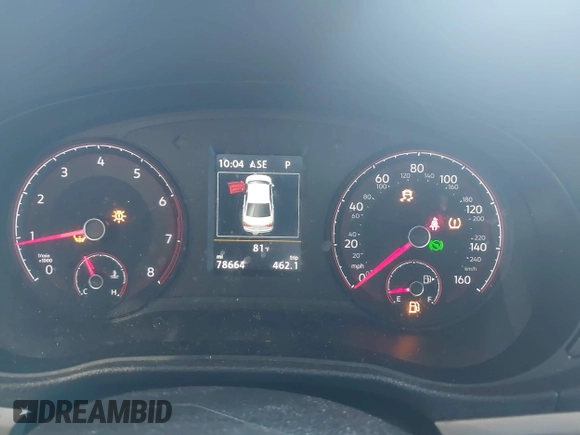 2021 Volkswagen Passat SE with VIN 1VWSA7A34MC008594, listed as a IAAI auction lot 40054898 with 78,664 mi miles and . Bid and sale history available at DreamBid. Image 7.
